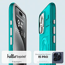 Чохол Spigen для iPhone 15 Pro - Classic C1 MagFit, Bondi Blue (ACS06743), фото 5