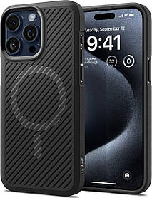 Чохол Spigen для iPhone 15 Pro - Core Armor (MagFit), Matte Black (ACS06467)