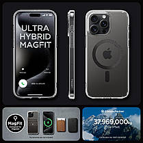 Чохол Spigen для iPhone 15 Pro - Ultra Hybrid MagFit, Carbon Fiber (ACS06717), фото 3
