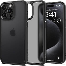 Чохол Spigen для iPhone 15 Pro - Ultra Hybrid Matte, Frost Black (ACS06709)