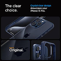 Чохол Spigen для iPhone 15 Pro - Ultra Hybrid, Navy Blue (ACS06711), фото 5