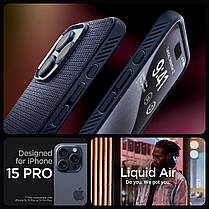 Чохол Spigen для iPhone 15 Pro - Liquid Air, Navy Blue (ACS06705), фото 2