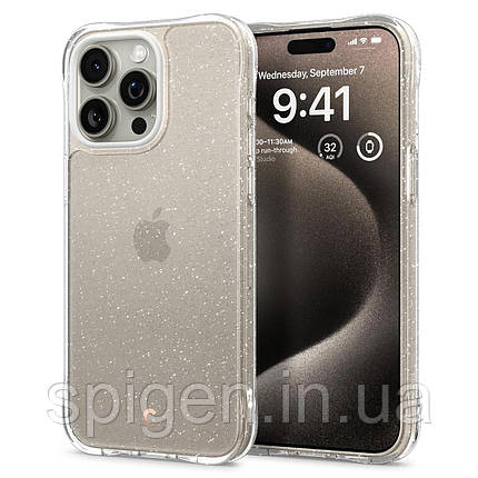 Чохол Spigen для iPhone 15 Pro - CYRILL Cecile, Clear Glitter (ACS06764), фото 1