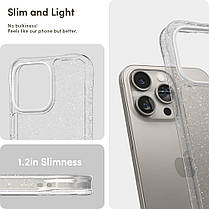 Чохол Spigen для iPhone 15 Pro - CYRILL Cecile, Clear Glitter (ACS06764), фото 4