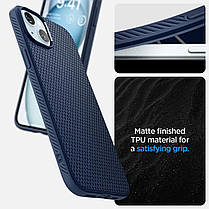 Чохол Spigen для iPhone 15 - Liquid Air, Navy Blue (ACS06791), фото 3