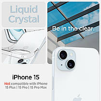 Чохол Spigen для iPhone 15 - Liquid Crystal, Crystal Clear (ACS06786), фото 3