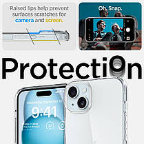 Чохол Spigen для iPhone 15 - Liquid Crystal, Crystal Clear (ACS06786), фото 4