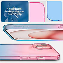 Чохол Spigen для iPhone 15 - Liquid Crystal, Gradation Pink (ACS06787), фото 6