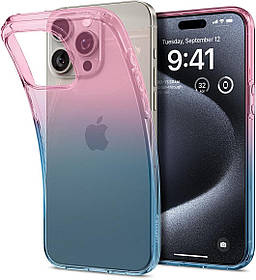 Чохол Spigen для iPhone 15 Pro - Liquid Crystal, Gradation Pink (ACS06700)