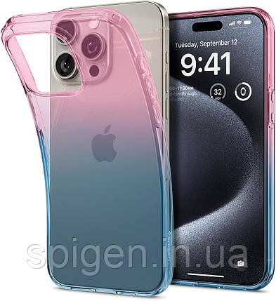 Чохол Spigen для iPhone 15 Pro - Liquid Crystal, Gradation Pink (ACS06700), фото 1