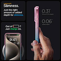 Чохол Spigen для iPhone 15 Pro - Liquid Crystal, Gradation Pink (ACS06700), фото 6