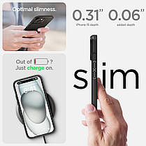 Чохол Spigen для iPhone 15 - Thin Fit, Black (ACS06776), фото 5
