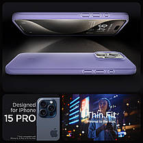 Чохол Spigen для iPhone 15 Pro - Thin Fit, Iris Purple (ACS06692), фото 3