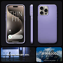 Чохол Spigen для iPhone 15 Pro - Thin Fit, Iris Purple (ACS06692), фото 4