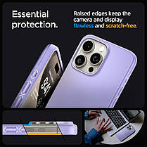 Чехол Spigen для iPhone 15 Pro Max - Thin Fit, Iris Purple (ACS06549), фото 6
