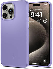 Чехол Spigen для iPhone 15 Pro Max - Thin Fit, Iris Purple (ACS06549)