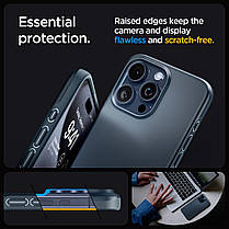 Чохол Spigen для iPhone 15 Pro Max - Thin Fit, Metal Slate (ACS06546), фото 6