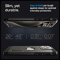 Чохол Spigen для iPhone 15 Pro - Tough Armor MAG (MagSafe), Gunmetal (ACS06732), фото 4
