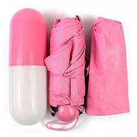 Зонты для девушек | Качественный женский зонт | Мини зонт mybrella | Карманный зонтик. NP-516 Цвет: розовый