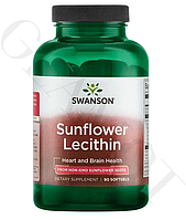 Swanson Sunflower Lecithin(Подсолнечный лецитин) 1200 мг 90 капсул USA