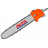 Бензокоса 4в1 AL-FA ALBC52 (кущоріз, пила, коса барабан і диск), фото 6