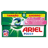 Капсулы для стирки Ariel Pods+ 4 в 1 Frescor Sensaciones 40 шт