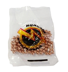 Шарики омеднені 4,5 мм сталеві, 100 шт/упак (в пакеті)