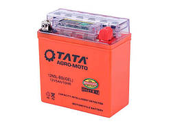 Акумулятор гелевий, 5АH-YTX12N5-3B, жовтогар., 120*61*129 мм, з індикатором — OUTDO, Active