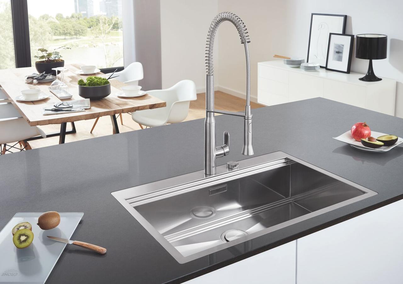 Мойка кухонная Grohe EX Sink K800 Двойная (90 cm) (31584SD0) - фото 4 - id-p2094822319