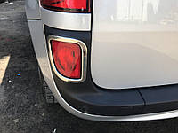 Окантовка задних рефлекторов (2 шт, нерж.) Renault Kangoo 2008-2020 гг. Avtoteam