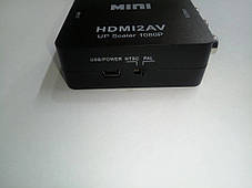 Конвертер-переходник из HDMI в AV / 3RCA тюльпаны, фото 2