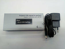 Розгалужувач HDMI Splitter D-Tech DT-7144A, фото 2