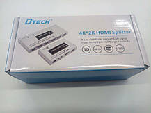 Розгалужувач HDMI Splitter D-Tech DT-7144A, фото 2