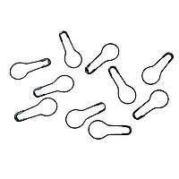 Маркери-шпильки для в'язання чорні, металеві, набір 10 шт №653012