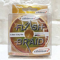 Шнур Climax Flash Braid Yellow 100м (желтый) 0.18мм