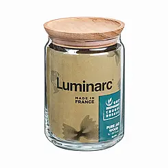 Банка для сипучих 1л Wood Luminarc P9612
