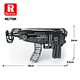 Конструктор 77029 Reobrix Пістолет-кулемет Scorpion Vz.61, 566 діталей, фото 9