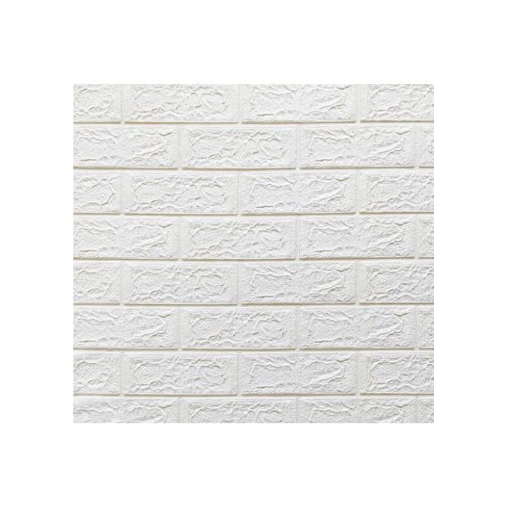 Самоклейна панель 3D 700х700х4мм (130PCS/CTN) White (HP-FZ-01)