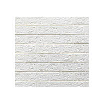 Самоклейна панель 3D 700х700х4мм (130PCS/CTN) White (HP-FZ-01)