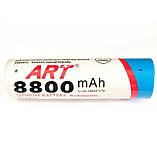 Потужний акумулятор Li-ion 18650 Art 8800 mAh, фото 3