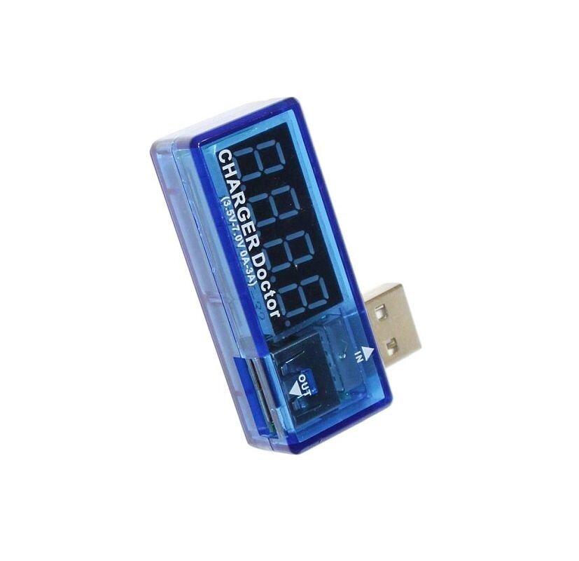 Usb тестер струму та напруги вольтметр амперметр Charger Doctor