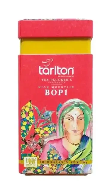 Чай чорний цейлонський Tea Тарлтон Високогірний БОП1 250 г жб
