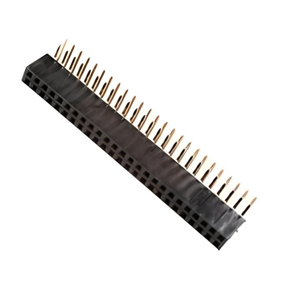 Разъем PBD-50R розетка угловая двухрядная 50 контактов на плату шаг 2. ...