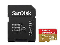 Карта памяти 32Gb SanDisk Extreme Pro + адаптер SD (SDSDQX-032G-U46A)