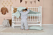 Ліжечко для дитини 120х60 см біле Ангеліна 2, фото 2