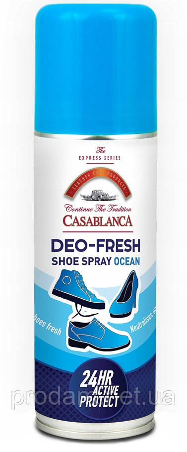 Дезодорант Casablanca Deo Fresh для взуття океан 125мл