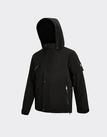 Куртка  Xiaomi 90 points Windproof Anti-Drilling Hooded Down Jacket 3XL Black