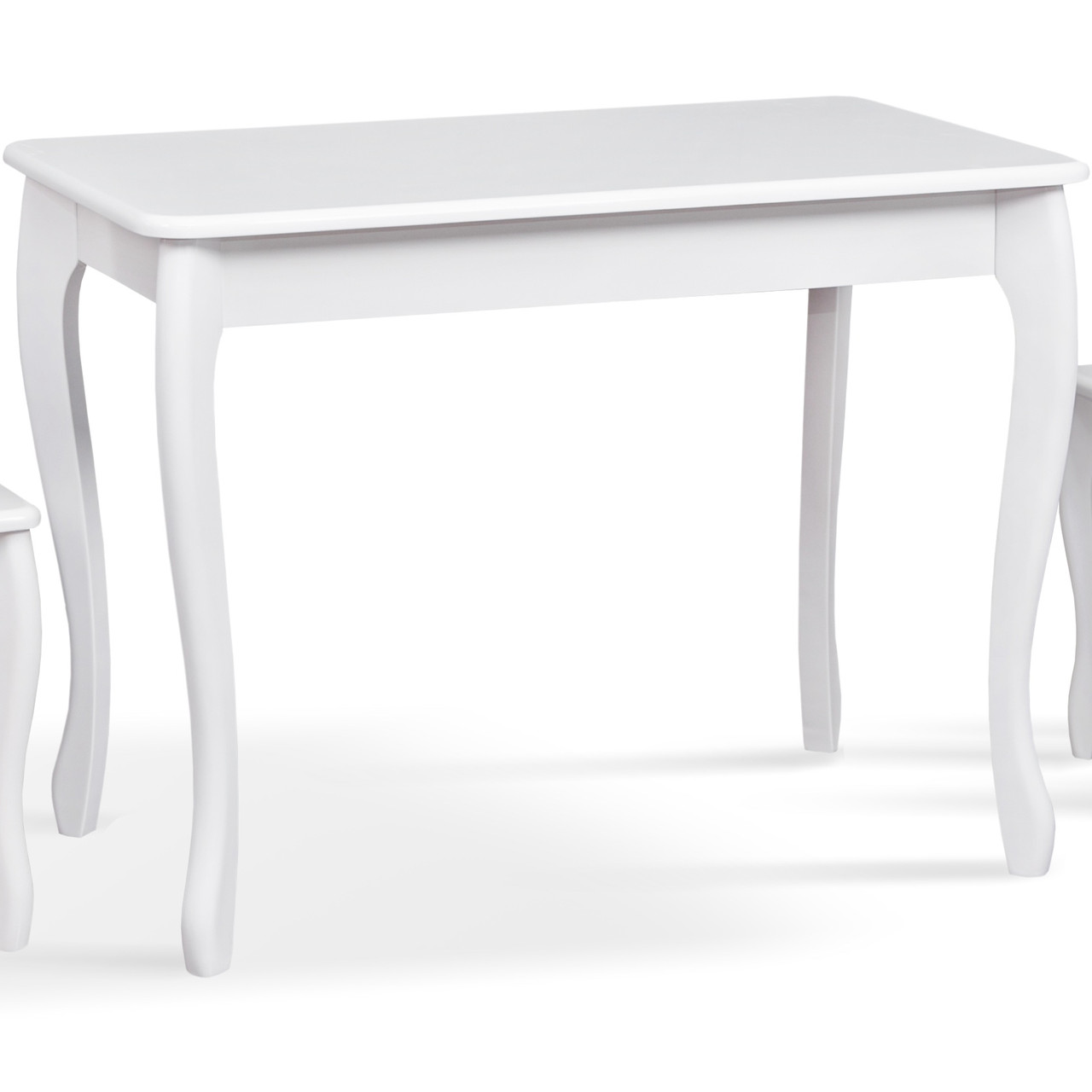 Стіл обідній дерев'яний нерозкладний Смарт білий ТМ Мікс Меблі