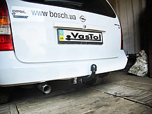 Фаркоп Opel Astra G Caravan 1998-2004 (Опель Астра Ж універсал) без підрізу бампера, фото 4