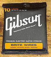 Струны для электрогитары Gibson Brite Wires Electric Strings - .010-.046 - Light